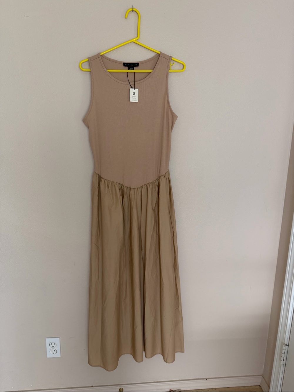 NWT Sanctuary Sleeveless Maxi Dress in Beige